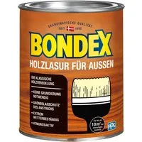 Bondex Holzlasur für Außen Oregon Pine seidenglänzend 750 ml - Die Bondex Holzlasur schützt und pflegt Holz im Außenbereich. Sie betont die Maserung und sorgt für einen frischen Glanz. Ideal für Carports, Zäune und Fenster – für langanhaltende Schönheit und Schutz.