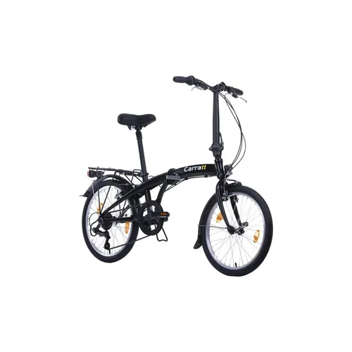 Carratt Alu Faltrad 20 Zoll - Klappfahrrad für Erwachsene - Fahrradart: Faltrad, leichtes Aluminium, 7-Gang-Getriebe für müheloses Fahren, perfekt für Stadt und Reisen.