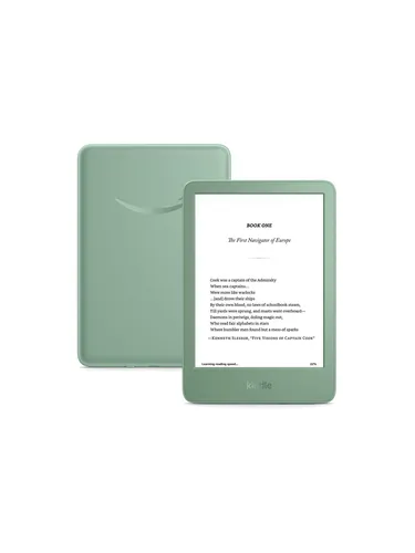 Amazon Kindle 16 GB ohne Werbung - E-Book-Reader mit 6 Zoll E-Ink Display, matcha grün und kabellosem USB-C Anschluss