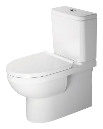 Duravit No. 1 Stand-WC Kombination Rimless 2182090000 - Sanitäranlagen & Zubehör, moderne rimless-Spültechnologie für hygienische Sauberkeit und einfache Reinigung