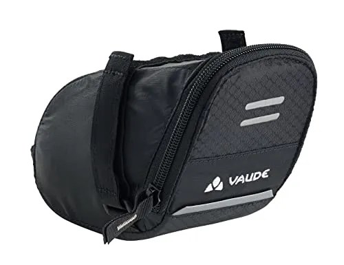 Vaude Race Light XXL Satteltasche 1.2L, schwarz - Fahrradtasche mit zwei Innentaschen, ideal für Radreisen und Graveln, bietet viel Platz für deinen Kleinkram.