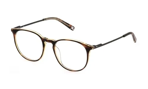 FILA Brillengestell (Model VFI537V) für Herren, Pantos, gefertigt aus Stainless steel (inklusive Brillenetui)