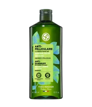 Yves Rocher Anti-Schuppen Shampoo 300 ml - Das Yves Rocher Anti-Schuppen Shampoo bietet eine sanfte Reinigung für zu Schuppen neigendes Haar. Mit organischer Pfefferminze und 94 % natürlichen Inhaltsstoffen sorgt es für frisches und leichtes Haar.