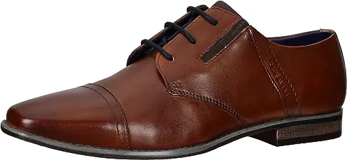 bugatti man Business Lace Shoe Cognac, 46