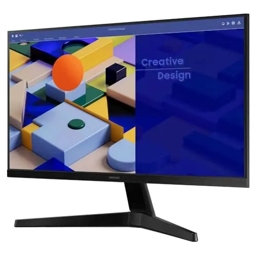 Samsung Essential Monitor S3 LS24C312EAUXEN 24" LED IPS FullHD - Monitore mit 75Hz und FreeSync für flüssiges Gaming, ideal für Arbeit und Freizeit.