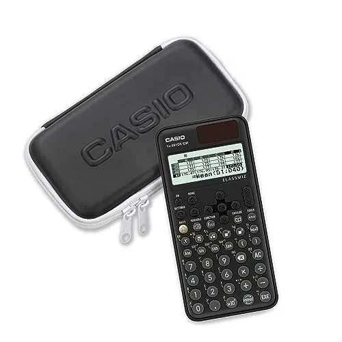 Casio FX-991DE CW ClassWiz technisch wissenschaftlicher Rechner mit Schutztasche, deutsche Menüführung (Limited Edition)