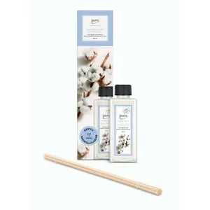 ipuro Raumduft Essentials, 200ml, Nachfüller, mit Stäbchen, cotton fields