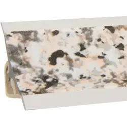 HOLZBRINK Abschlussleiste HOLZBRINK Küchenabschlussleiste Küchenleiste Granit 23x23mm 1,5 m, selbstklebend, PVC, 1-St., Granit Wandabschlussleiste Arbeitsplatten 23x23mm 1,5 m braun 150 cm