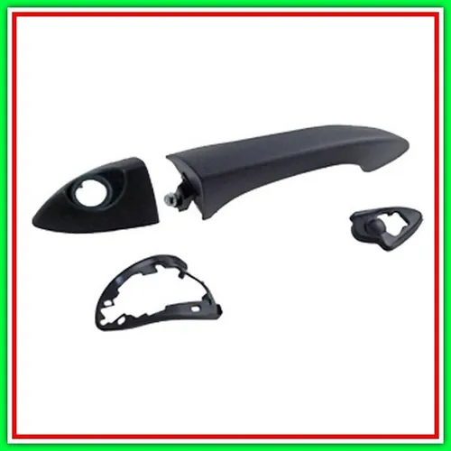 PRASCO BM8208002 Türgriff Außen Vorne Links für BMW X5 (E53) Schwarz - Hochwertiger Türgriff für BMW X5 (E53), langlebig und ideal für den Austausch defekter Türgriffe. Perfekte Passform für die vordere linke Seite.