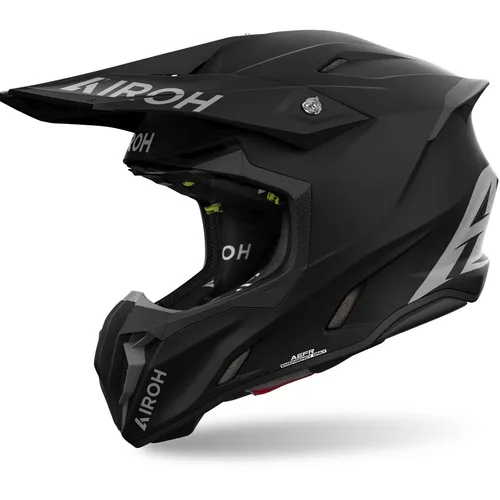 Airoh Twist 3 Crosshelm schwarz matt Gr. XL 61/62 - Motorradhelm mit Doppel-D Helmverschluss, optimaler Belüftung und hypoallergener Innenausstattung. Ideal für anspruchsvolle Offroad-Fahrer.
