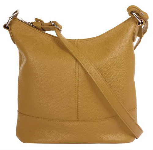 Cluty Umhängetasche aus echtem Leder Damen | Stilvolles italienisches Design - Umhängetaschen: Hochwertige Cluty Leder Umhängetasche, made in Italy, mit praktischem Stauraum und verstellbarem Schultergurt für maximalen Komfort.