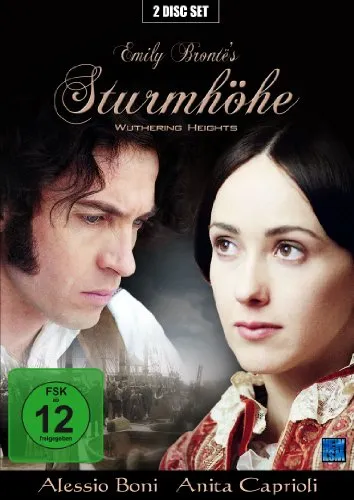 DVD Sturmhöhe - Wuthering Heights - Drama und Romantik in einer fesselnden Verfilmung, Spieldauer ca. 200 min., in deutscher und italienischer Sprache, ideal für Filmfans.