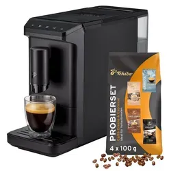 Tchibo Kaffeevollautomat Esperto mini - Kompakt & vielseitig für jede Küche - Kaffeevollautomaten: Der nur 16 cm breite Esperto mini bietet perfekten Kaffeegenuss mit einem GRATIS Kaffeeprobierset und einfacher Bedienung durch ein intuitives Touch-Display.