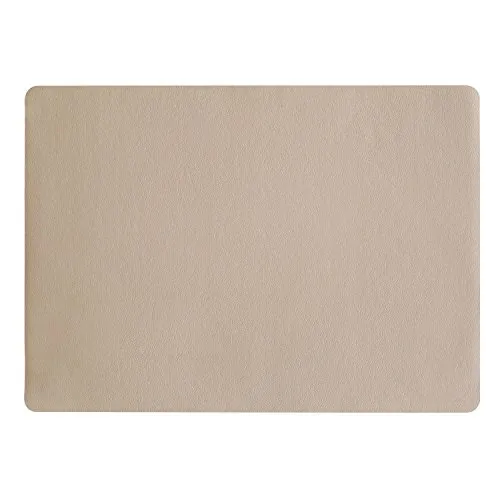 ASA Table Tops Tischset, Kunstleder, Stein-Grau, 46 x 33 cm