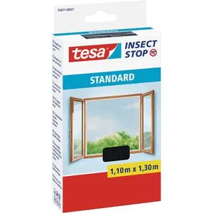 tesa Insect Stop Standard Fliegengitter für Fenster - Effektiver Insektenschutz ohne Bohren - Genießen Sie frische Luft ohne Insekten! Das tesa Insect Stop STANDARD Fliegengitter ist zuschneidbar und einfach zu montieren - ideal für Fenster. UV-beständig und bis 30°C waschbar, bleibt Ihre Aussicht stets klar.