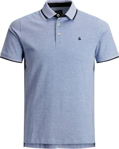 Jack & Jones Poloshirt "Paulos" - Hellblau, Größe S, Herren - Herren plussize Poloshirt "Paulos" von Jack & Jones in lässigem Hellblau, aus 100% Baumwolle und mit stylischem Polokragen - ideal für einen entspannten Look.