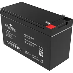 Offgridtec® AGM 7Ah 20HR 12V - Zyklenfeste Solar Batterie - Hochwertige AGM Batterie für Solar- und Hybridanlagen. Wartungsfrei, extrem langlebig und sicher vor Auslaufen. Ideal für kleine Energiegewinnungsanlagen.