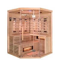 Deluxe Infrarotsauna WHASAHA-XXL-VS mit Vollspektrumstrahler - Sauna & Infrarot-Wärmekabine, modern und ideal für Wellness zu Hause mit energieeffizienten Vollspektrumstrahlern für optimale Entspannung.