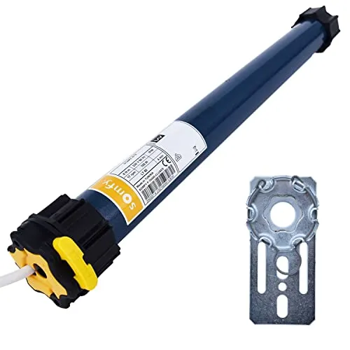 Somfy HiPro LT 50 Atlas 15/17 Rollladenmotor inklusive Adapterset SW60 Flansch-Antriebslager (9703948)