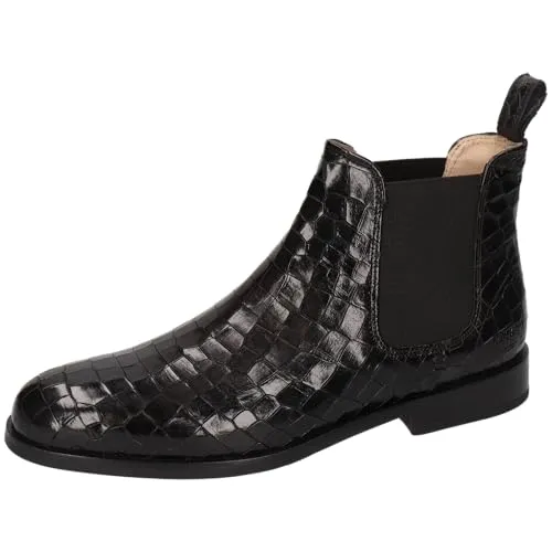 Melvin & Hamilton Stiefeletten Damen Susan 10 Schwarz 36 - Wanderschuhe, handgefertigte Lederschuhe für höchsten Tragekomfort und stilvolles Design.