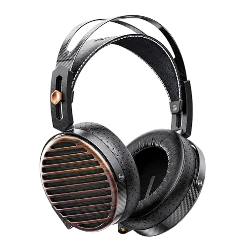 FiiO FT7 Flagship Over-Ear-Kopfhörer - Kopfhörer mit 106 mm großen planaren magnetischen Treibern für breite Klangbühne und Klarheit. Leichtes Design mit Lammfell-Ohrpolstern sorgt für höchsten Tragekomfort.