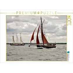 CALVENDO Puzzle CALVENDO Puzzle traditioneller Haikutter Ernestine auf der Ostsee vor Warnemünde, Hanse Sail 2013 1000 Teile Lege-Größe 64 x 48 cm Foto-Puzzle Bild von Frank Waßerführer, 1000 Puzzleteile