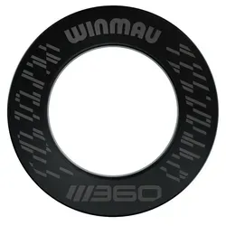 Winmau Catchring Blade 360 - Schwarz - Hochwertiger Dart-Rückring mit edlem Design. Schützt Ihre Wand und Boden und passt perfekt zu jedem Dartboard. Einfach zu montieren und sorgt für ein modernes Finish.