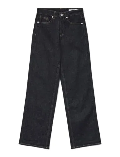 VERO MODA VMTESSA HR Wide Jeans - Damen Jeans von VERO MODA, hergestellt aus recycelter Baumwolle für umweltfreundlichen Stil und nachhaltigen Komfort.