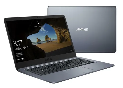 ASUS E406MA Notebook 14" FullHD - Ultraportables Laptop mit 14" FullHD-Display, Intel Pentium N5000 und 128GB eMMC, ideal für mobile Nutzung und produktives Arbeiten.