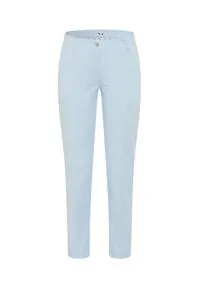 Brax Chinohose Damen MARON S verkürzt blau 36 - Stoffhosen mit Regular Fit, hochwertiger Materialmix aus Baumwolle und Lyocell für optimalen Tragekomfort, ideal für lässige Outfits.