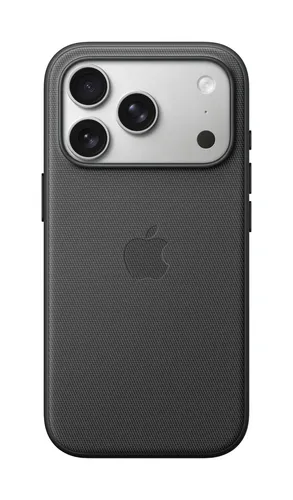 APPLE Funktionsgewebe Case mit MagSafe für iPhone 17 Pro, Schwarz - Handyhüllen mit einzigartigem Funktionsgewebe aus recyceltem Polyester, bietet optimalen Schutz und ermöglicht kabelloses Laden dank integrierter MagSafe-Technologie.