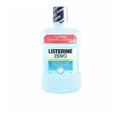 Listerine Mundspülung Zero Alkohol Mundwasser Weiche Minze 1000ml, (Packung)