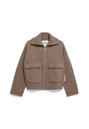 Armedangels Blouson JOANIAAS Strickjacke - Funktionsjacke aus Bio-Woll Mix mit oversized Fit, ideal für lässige Outfits und angenehme Wärme.