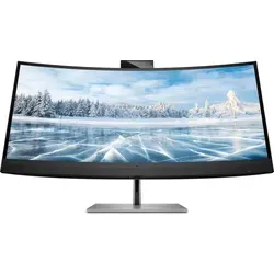 HP Z34c G3 34 Zoll Curved IPS Monitor - 34 Zoll WQHD Curved Monitor mit 99% sRGB Farbgenauigkeit, integrierter Webcam und USB-C Anschluss für müheloses Arbeiten und hohe Produktivität.