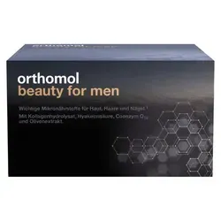 Orthomol Beauty for Men Trinkfläschchen 30er-Packung - Nahrungsergänzung für Haut, Haare und Nägel, unterstützt Kollagenbildung und schützt vor oxidativem Stress