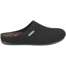 Shepherd CILLA Damen Hausschuhe Schwarz 36 EU - Bequeme Damen Hausschuhe in Schwarz, Größe 36 EU, mit herausnehmbarer Lederinnensohle und robuster Gummisohle für optimalen Komfort im Alltag.