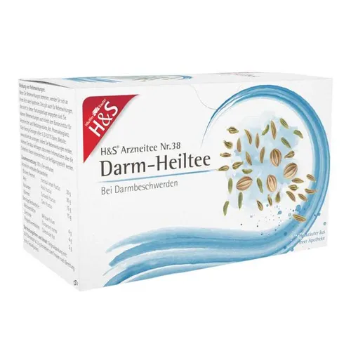 H&S Darm-Heiltee 40 G - Pflanzlicher Tee bei Magen- und Darmbeschwerden, ideal bei Völlegefühl und Blähungen. Enthält natürliche Inhaltsstoffe wie Fenchel und Anis für eine sanfte Wirkung.
