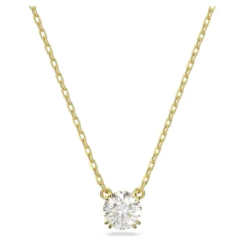 Swarovski Constella Anhänger, Rundschliff, Weiß, Vergoldet - Eleganter Damenanhänger aus der Constella Familie, perfekt für die FW2022 Kollektion und ein echter Blickfang.