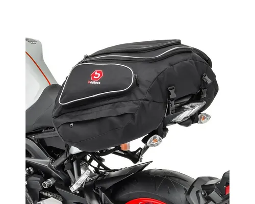 Bagtecs Motorrad Hecktasche - 50 Liter Gepäck-Tasche für Roller und Motorrad - Rucksäcke & Taschen - Universelle Hecktasche mit 50 Litern Volumen, ideal für Wochenendtouren. Inklusive Spanngurte und reflektierenden Elementen für mehr Sicherheit.