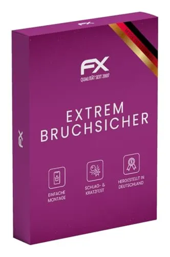 atFoliX Glasfolie kompatibel mit Fluke 179 Panzerfolie, 9H Hybrid-Glass FX Schutzpanzer Folie