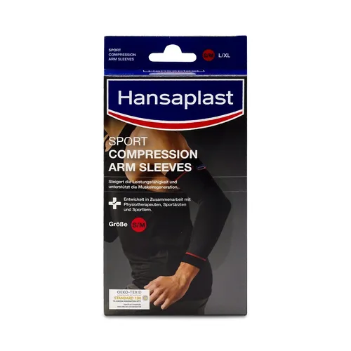 Hansaplast Ellbogen-Orthese S/M schwarz, Modell E9D8 - Universelle Ellbogen-Orthese für optimalen Halt und Stabilität, ideal für den aktiven Einsatz.