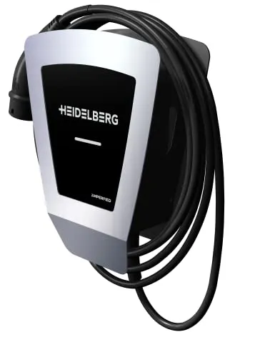 Wallbox mit Lastmanagement - 7,5 m Ladekabel, 11 kW Ladeleistung für E-Autos, personalisierbar und ideal für Privat und Unternehmen