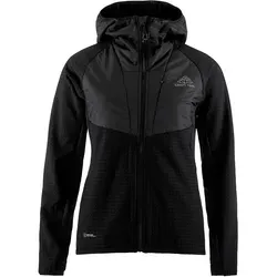 Craft Pro Trail Subz Jacket Women black (999000) M - Laufjacke für Damen, wind- und wasserabweisend mit Gitter-Fleece-Futter für optimale Wärme und Bewegungsfreiheit, ideal für kühle Temperaturen.