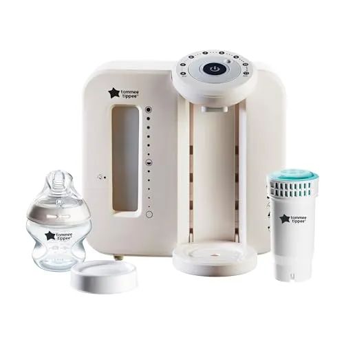 Tommee Tippee Perfect Prep Gerät, Instant-Babyflaschen-Zubereiter mit antibakteriellem Filter, frische Säuglingsnahrung in 2 Minuten, Weiß