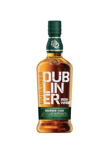 The Dubliner Bourbon Cask Irish Whiskey 0,7l - Whisky mit 40 Vol.-% Alkoholgehalt, gereift in Bourbonfässern für ein einzigartiges Aroma und perfekt für Whisky-Liebhaber.