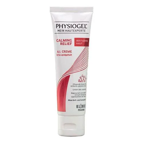 Physiogel Calming Relief A.I.Creme 50 ml - Ganzkörperpflege für empfindliche Haut, spendet intensive Feuchtigkeit und beruhigt sofort gereizte Haut mit einer einzigartigen Formel.