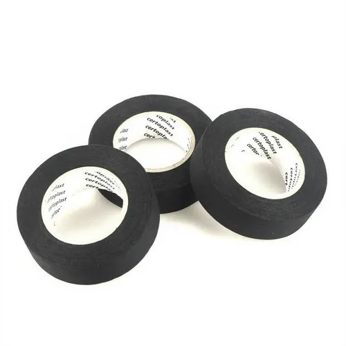 3x Certoplast 523 10m x 19mm PE Gewebeband Wickelband Kabelbaum Motorraum KFZ