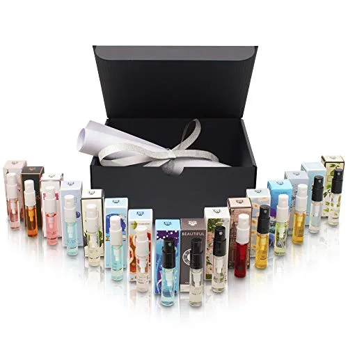 Sevara Parfümset mit 16 exotischen Düften - Eau de Parfum für Damen, perfekte Geschenkidee mit 16 hochwertigen Düften á 3ml für jeden Geschmack – ideal zum Muttertag oder anderen Anlässen!