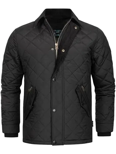 Indicode Sommerjacke INAldos Steppjacke XXL - Funktionsjacke mit hochgeschlossenem Kragen, ideal für den Übergang und sorgt für optimalen Tragekomfort in der Saison 2024/2025.