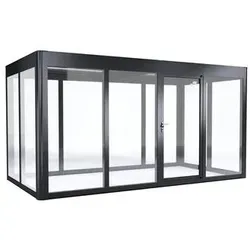 SunElements Gewächshaus SunGarden Infinity, AC Klar - Modernes Gewächshaus für Gartenliebhaber, aus 6 mm klarem Acrylglas, mit integrierter Dachentlüftung und stabiler Aluminiumkonstruktion, ideal für mediterrane Pflanzen und langlebigen Einsatz.